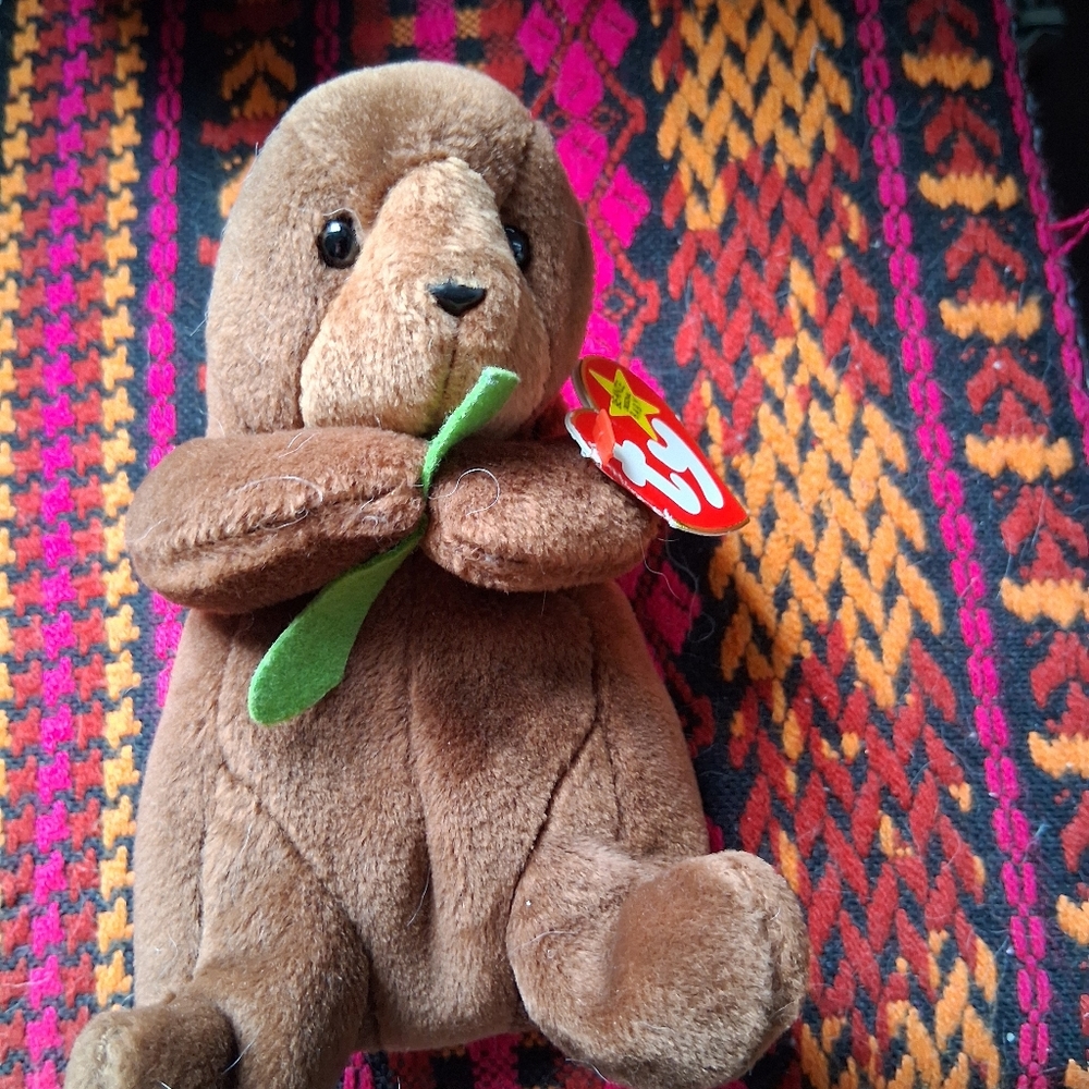 Ty Beanie Baby Seaweed 1996. Very Rare